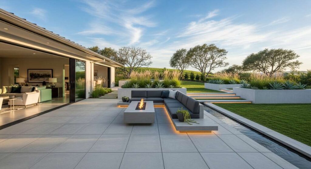 featured: the seamless transition: blending interior sophistication with modern landscapes