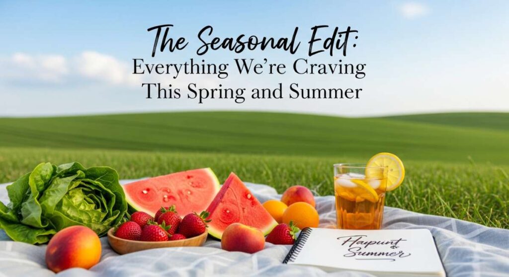 featured: the seasonal edit: everything we're craving this spring and summer