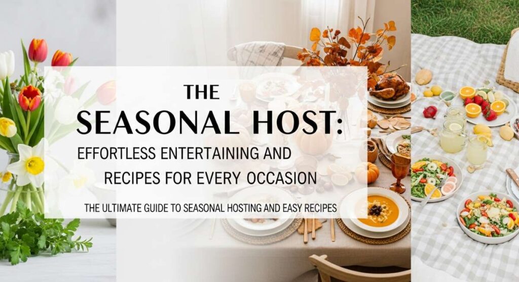 featured: the seasonal host: effortless entertaining and recipes for every occasion