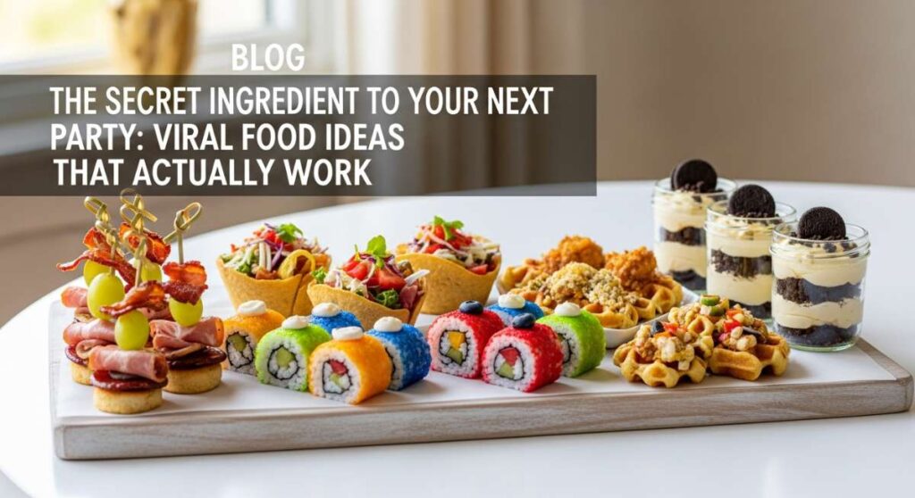 featured: the secret ingredient to your next party: viral food ideas that actually work