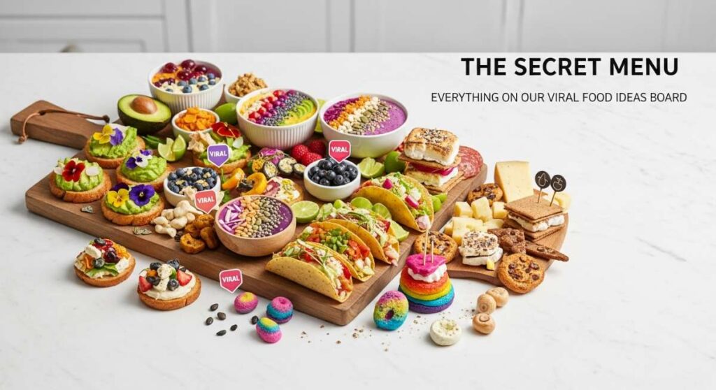 featured: the secret menu: everything on our viral food ideas board