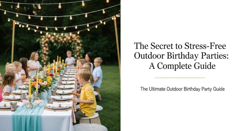 featured: the secret to stress free outdoor birthday parties: a complete guide