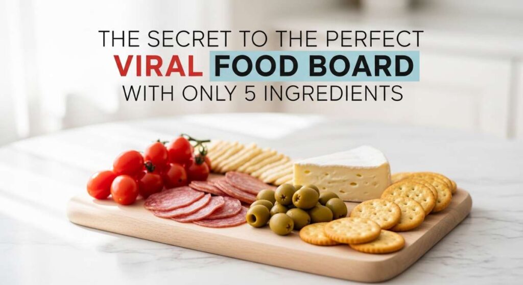 featured: the secret to the perfect viral food board with only 5 ingredients