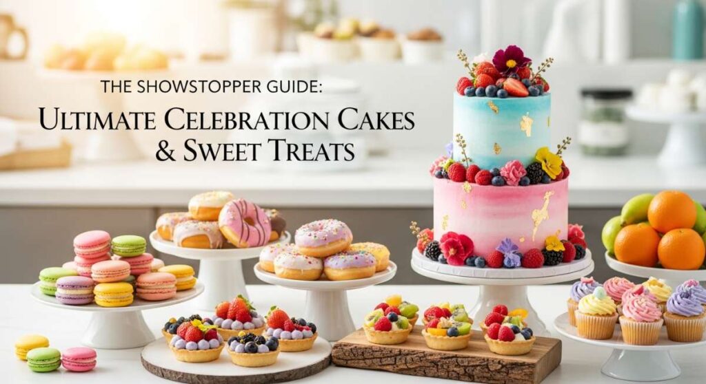 featured: the showstopper guide: ultimate celebration cakes & sweet treats