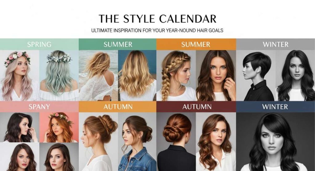featured: the style calendar: ultimate inspiration for your year round hair goals