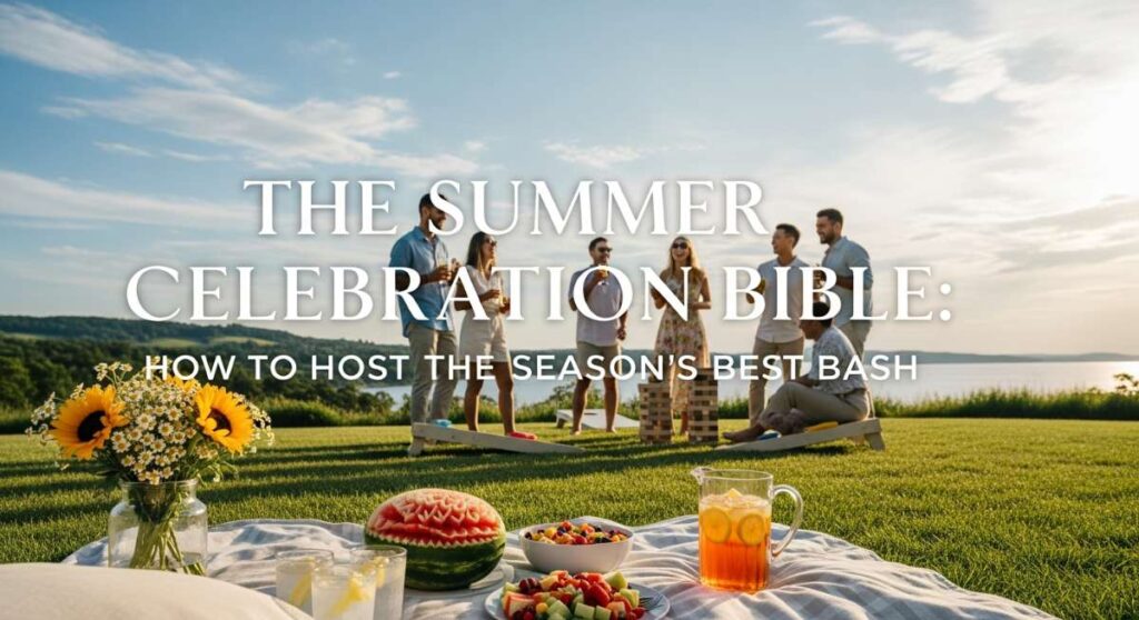 featured: the summer celebration bible: how to host the season's best bash