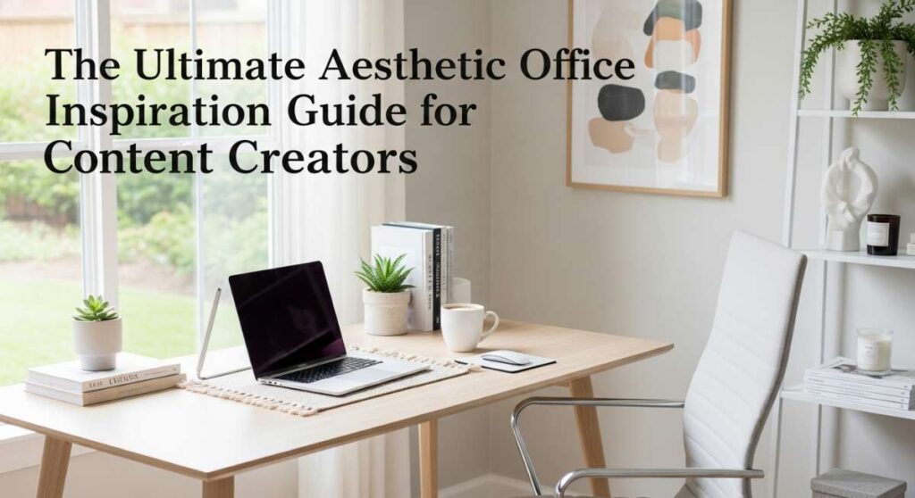 featured: the ultimate aesthetic office inspiration guide for content creators