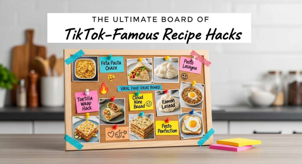 featured: the ultimate board of tiktok famous recipe hacks