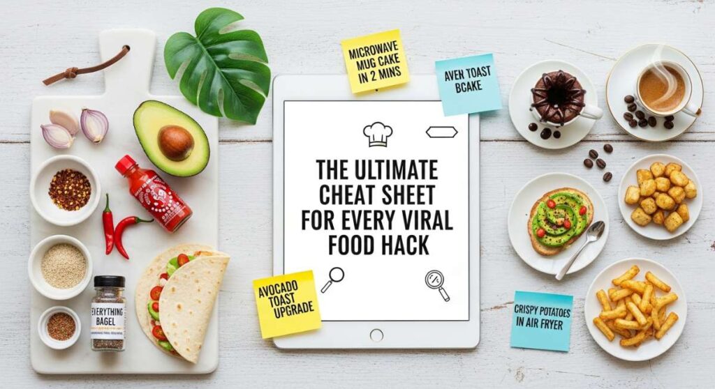 featured: the ultimate cheat sheet for every viral food hack