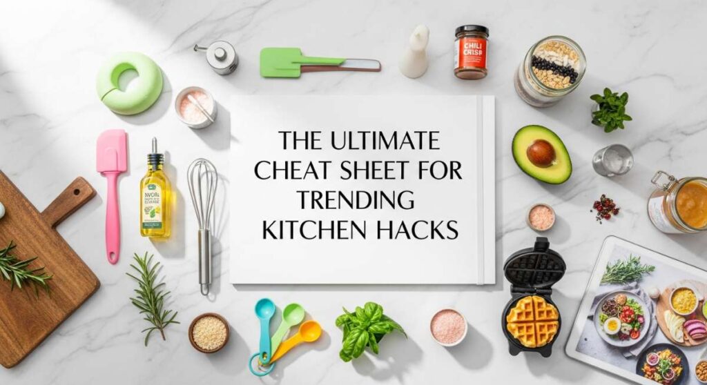 featured: the ultimate cheat sheet for trending kitchen hacks
