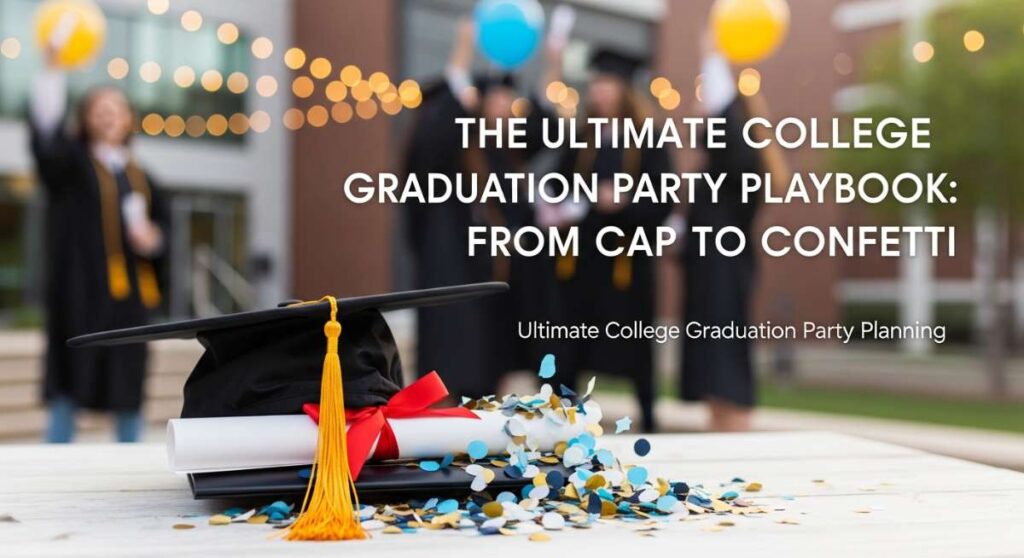 featured: the ultimate college graduation party playbook: from cap to confetti