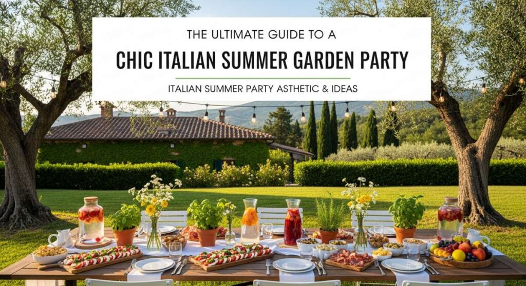 featured: the ultimate guide to a chic italian summer garden party
