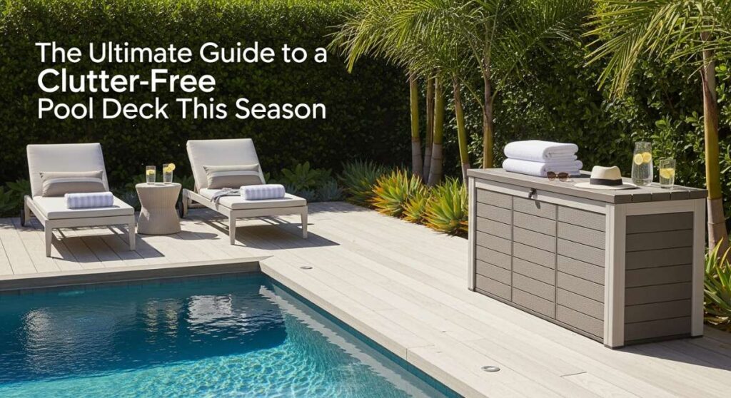 featured: the ultimate guide to a clutter free pool deck this season