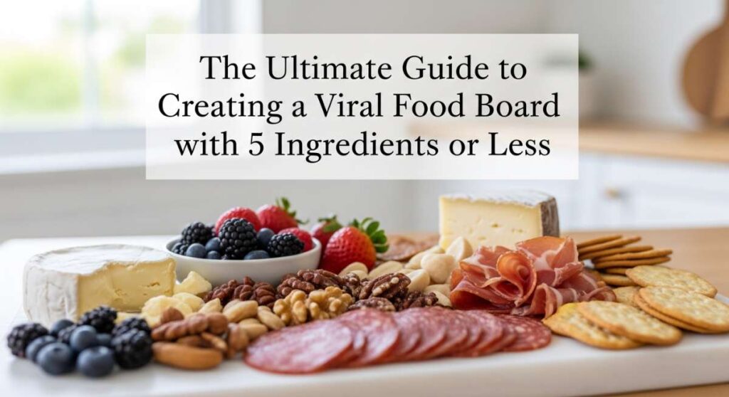 featured: the ultimate guide to creating a viral food board with 5 ingredients or less