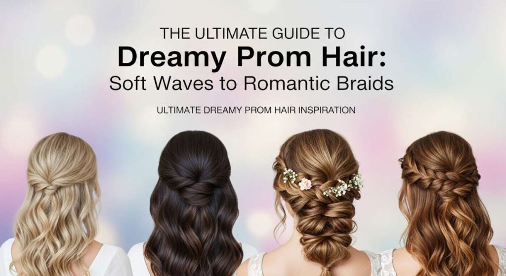 featured: the ultimate guide to dreamy prom hair: from soft waves to romantic braids