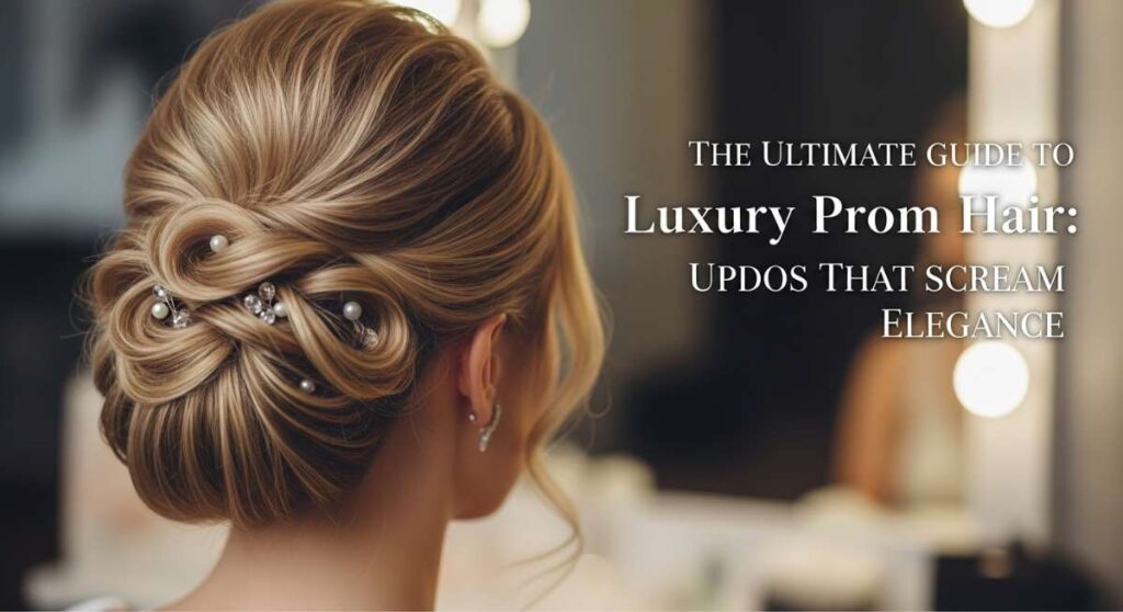 featured: the ultimate guide to luxury prom hair: updos that scream elegance