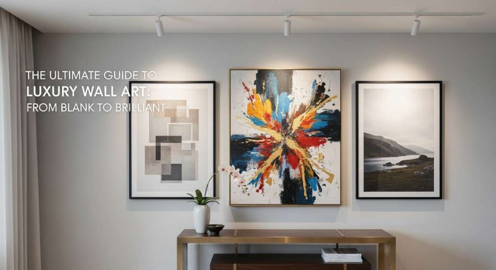 featured: the ultimate guide to luxury wall art: from blank to brilliant