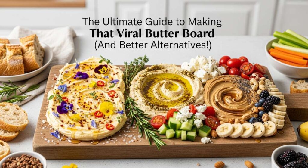 featured: the ultimate guide to making that viral butter board (and better alternatives!)