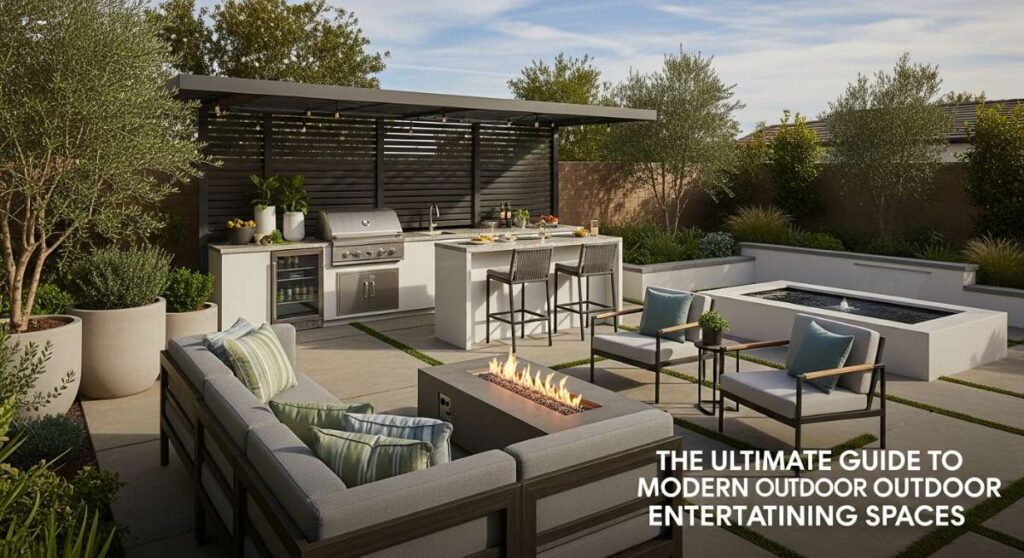 featured: the ultimate guide to modern outdoor entertaining spaces