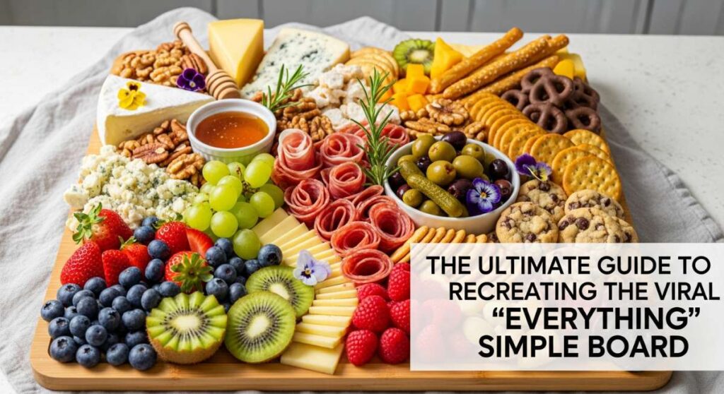 featured: the ultimate guide to recreating the viral 'everything' simple board