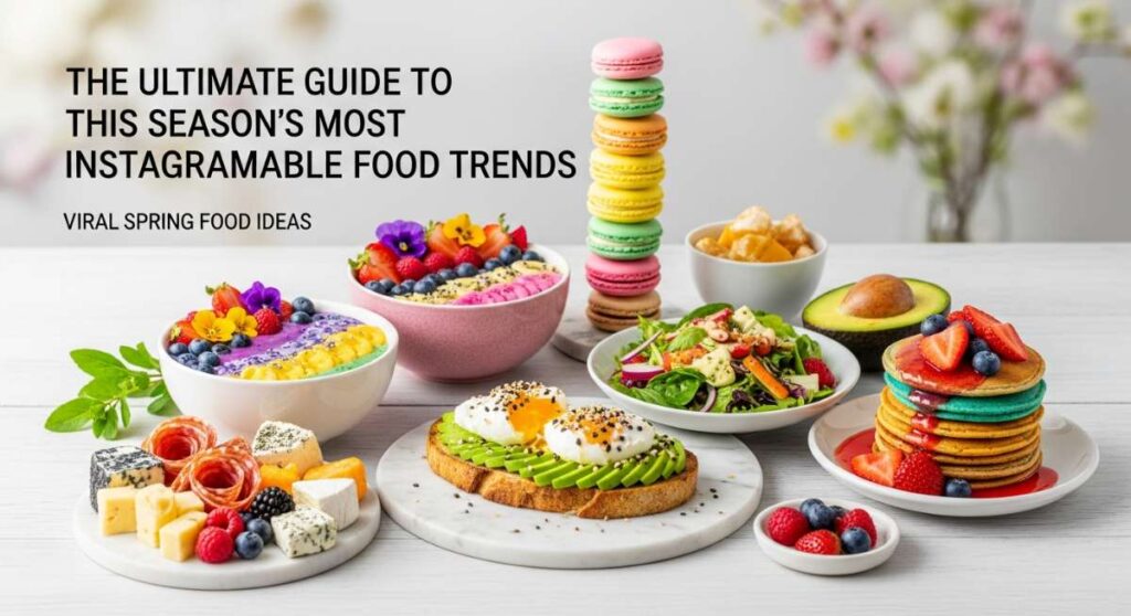 featured: the ultimate guide to this season's most instagrammable food trends