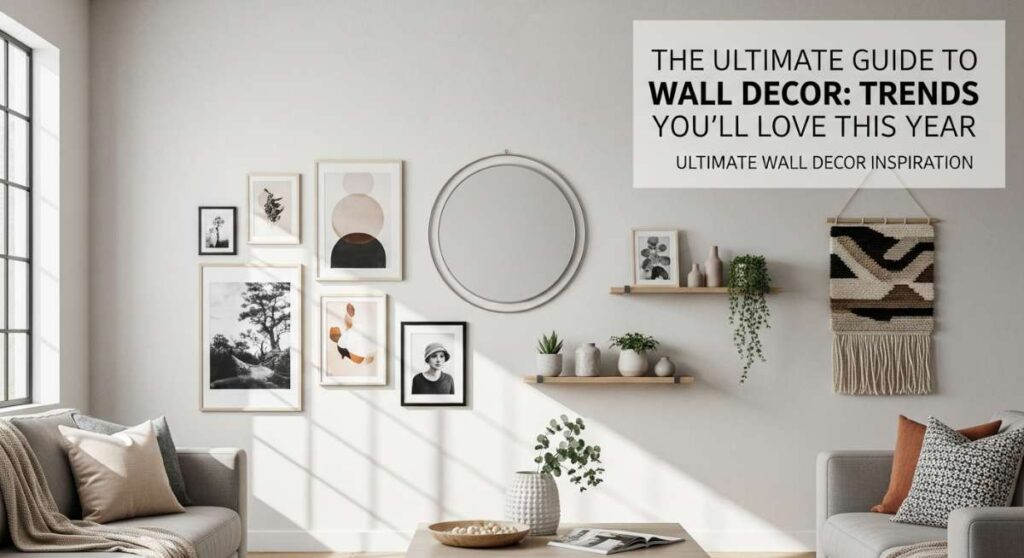 featured: the ultimate guide to wall decor: trends you'll love this year