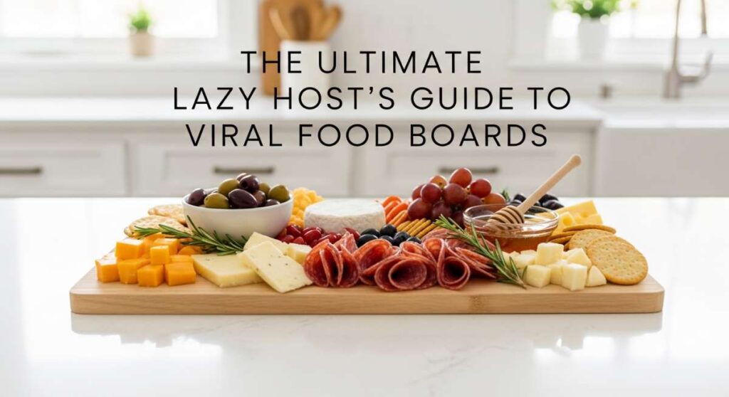 The Ultimate Lazy Host's Guide to Viral Food Boards featured: the ultimate lazy host's guide to viral food boards