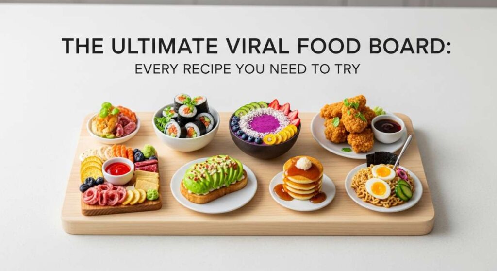 featured: the ultimate viral food board: every recipe you need to try