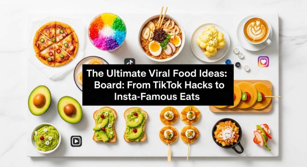 featured: the ultimate viral food ideas board: from tiktok hacks to insta famous eats