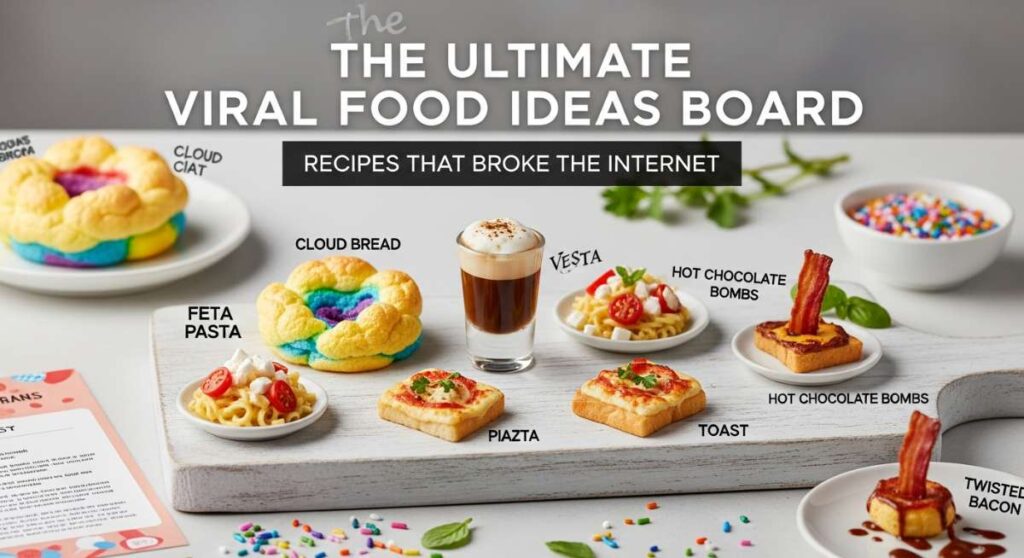 featured: the ultimate viral food ideas board: recipes that broke the internet