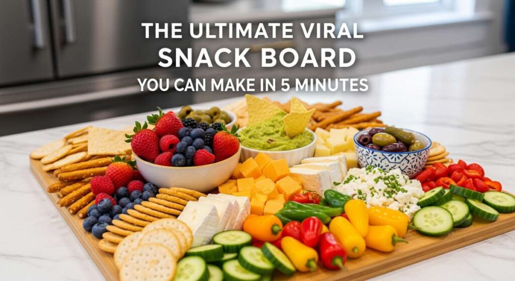 featured: the ultimate viral snack board you can make in 5 minutes