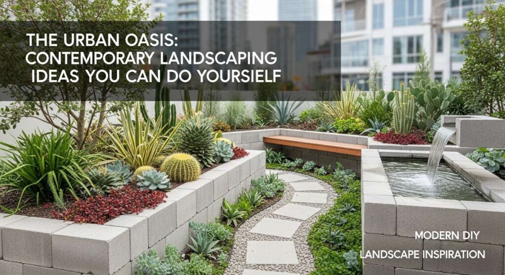 featured: the urban oasis: contemporary landscaping ideas you can do yourself