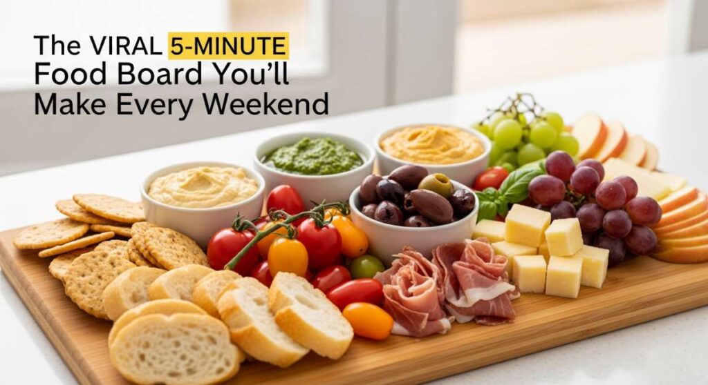 featured: the viral 5 minute food board you'll make every weekend