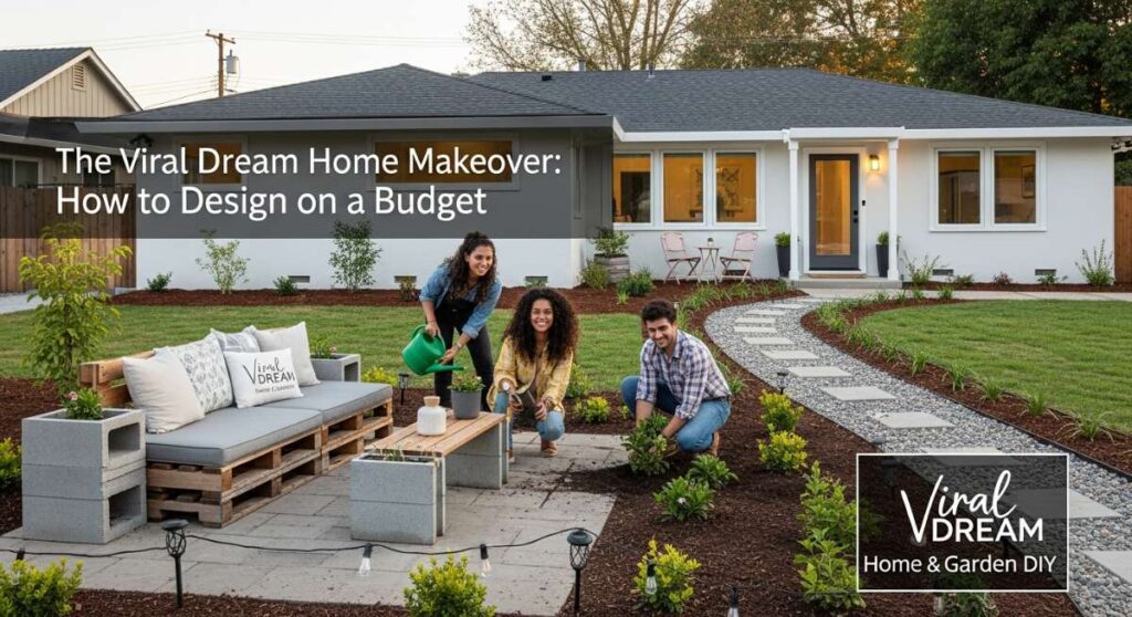 featured: the viral dream home makeover: how to design on a budget