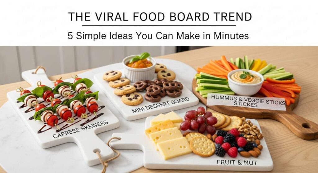 featured: the viral food board trend: 5 simple ideas you can make in minutes