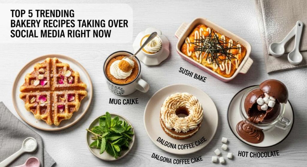 featured: top 5 trending bakery recipes taking over social media right now