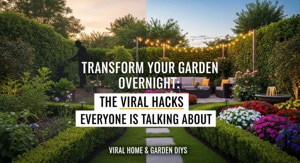featured: transform your garden overnight: the viral hacks everyone is talking about