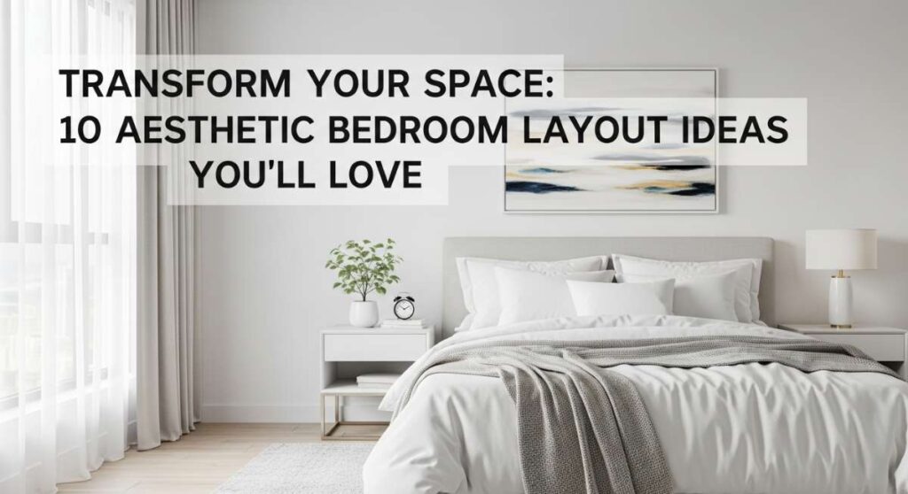 featured: transform your space: 10 aesthetic bedroom layout ideas you'll love