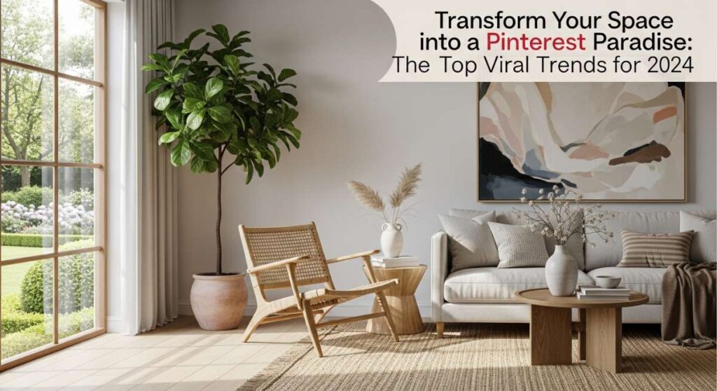 featured: transform your space into a pinterest paradise: the top viral trends for 2024