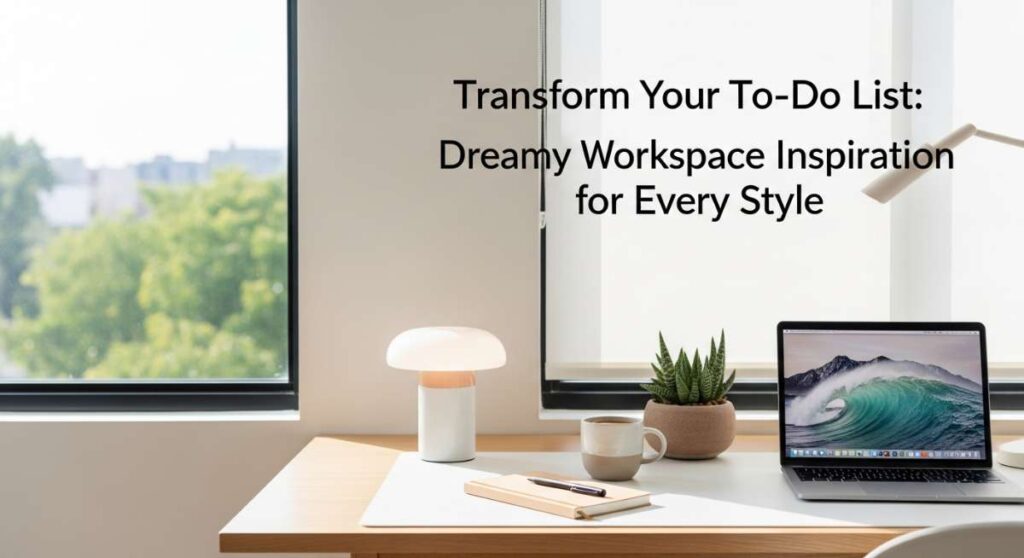 featured: transform your to do list: dreamy workspace inspiration for every style