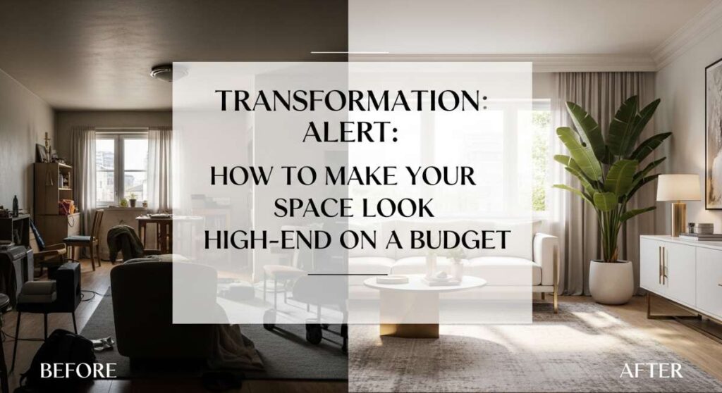 featured: transformation alert: how to make your space look high end on a budget