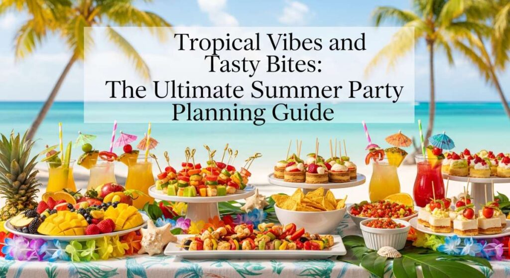 featured: tropical vibes and tasty bites: the ultimate summer party planning guide