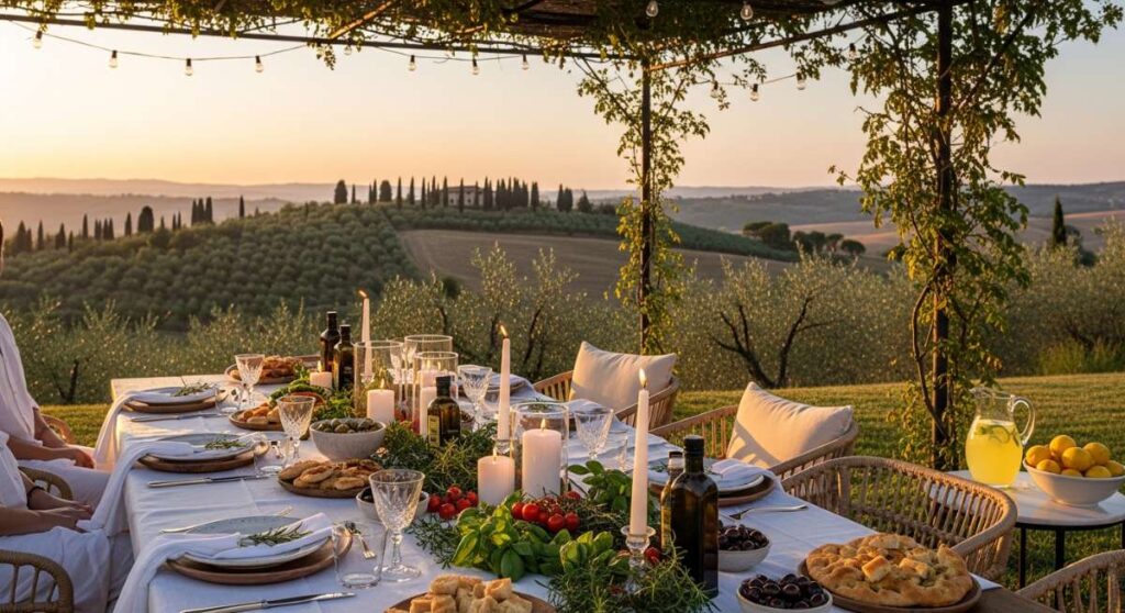 featured: under the tuscan sun: how to host an authentic italian garden party