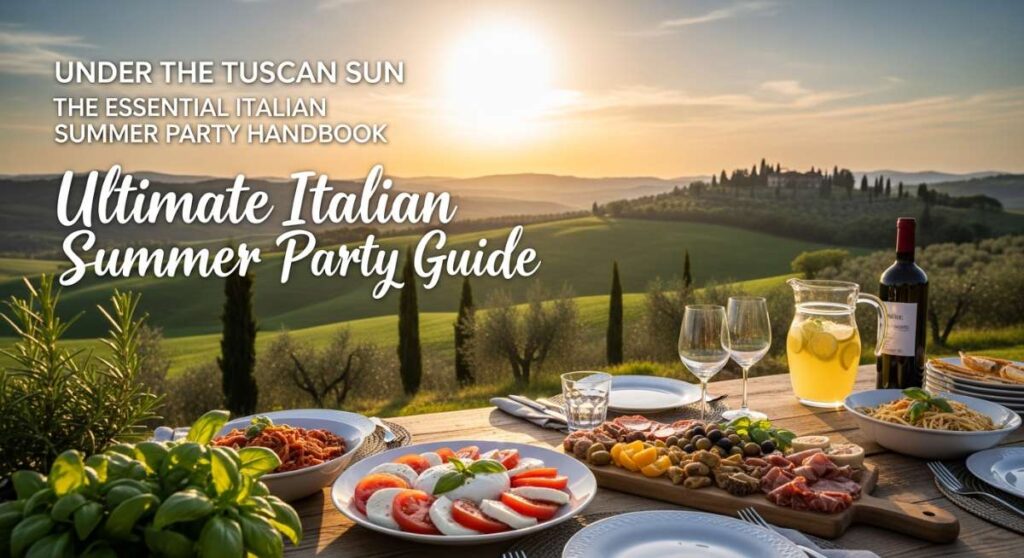 featured: under the tuscan sun: the essential italian summer party handbook