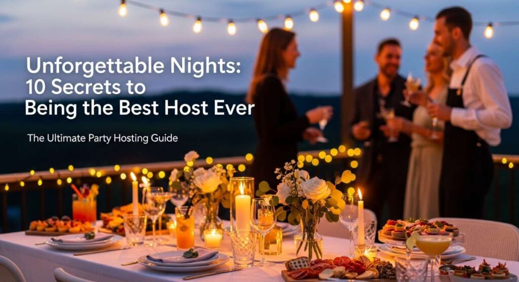 featured: unforgettable nights: 10 secrets to being the best host ever