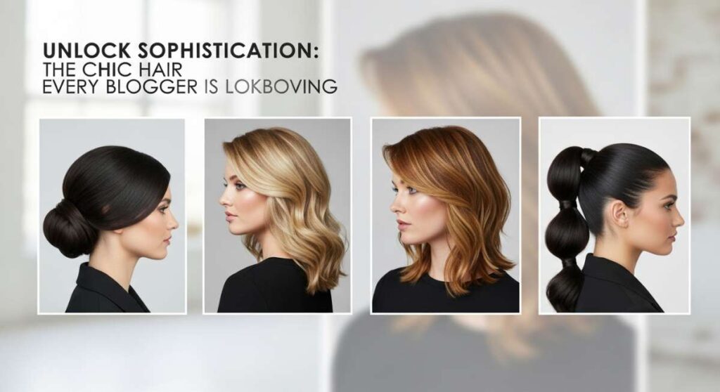 featured: unlock sophistication: the chic hair lookbook every blogger is loving