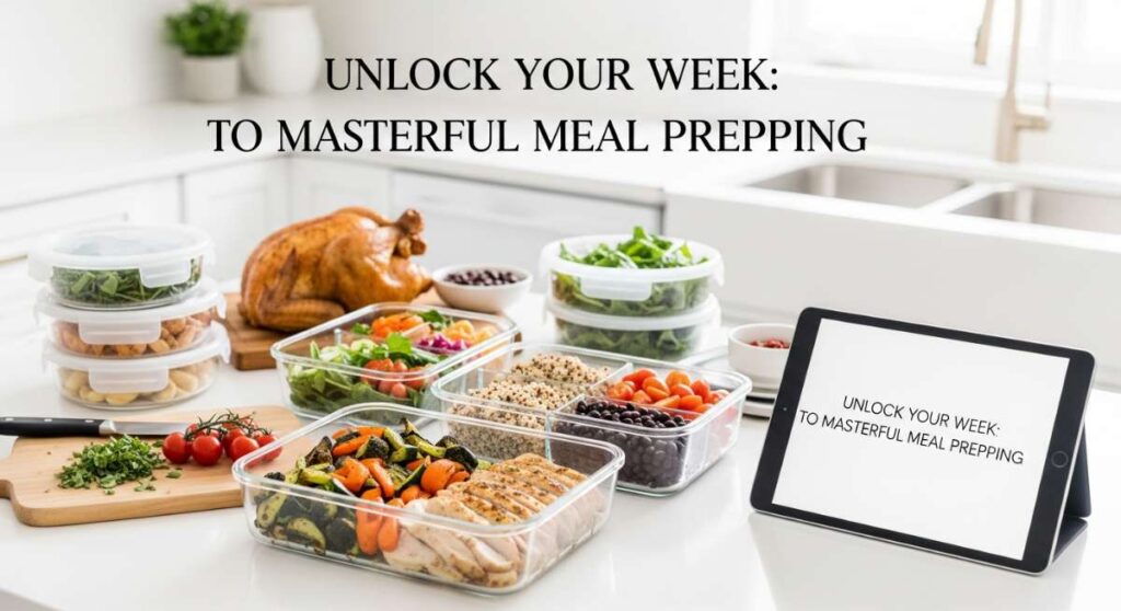 featured: unlock your week: the definitive guide to masterful meal prepping