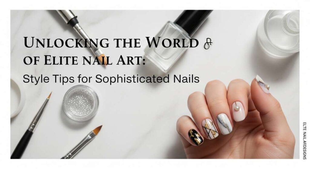 featured: unlocking the world of elite nail art: style tips for sophisticated nails