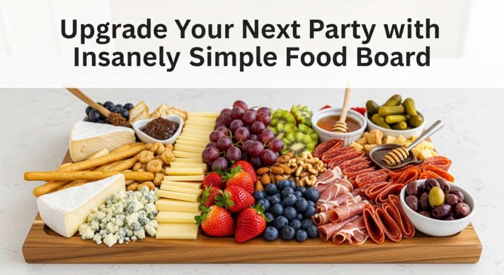 featured: upgrade your next party with this insanely simple food board