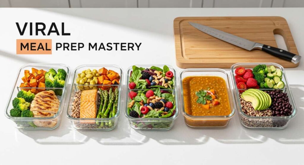 featured: viral meal prep mastery: the secret to healthy eating without the burnout